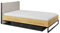 Mirjan24 Jugendbett Teen Flex 120 TF17 mit Bettschublade und Lattenrost, Funktionsbett 120x200 cm, Bett für Kinderzimmer (Hikora Natur/Raw Steel/Silk Flou, 120 x 200 cm)