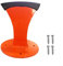 Sileduove Fendeur de bûches manuel, outil de fendage de bûches pour la maison, l'extérieur, le camping, les cheminées, le travail (orange)
