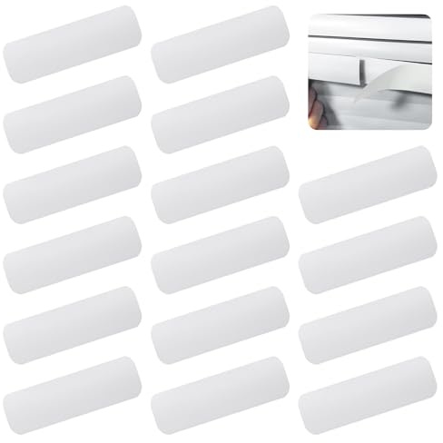 UFURMATE Horizontal Blind Repair Tabs, 16PCS White Blinds Replacement Slats Self-Adhesive Fixers for Repairing Damaged Blades