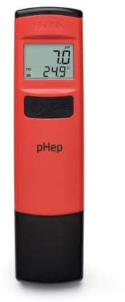 Hanna HI98107 Checker - Probador de pH de bolsillo impermeable de mano con resolución de 0.1 pHep - Ideal para acuarios, piscinas y estanques.