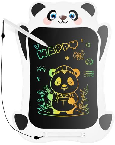 Genialba Panda Tableta de Dibujo LCD de 8,5 Pulgadas Pizarra para niños Juguetes educativos Regalos de cumpleaños de Navidad Juguetes para niños de 2 3 4 5 6 años