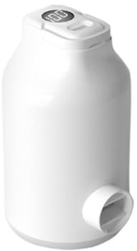 Longzhuo Electric Air Pump, High Power Portable Air Pump, with 1800mAh Battery Air Pump for Inflatables, Wear-resistant, Easy to Grip, Non-slip(White)