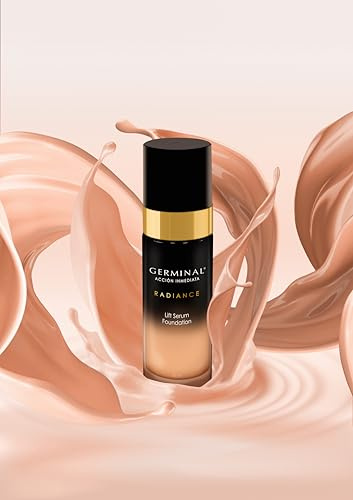 GERMINAL AZIONE IMMEDIATA RADIANCE LIFT SERUM FOUNDATION - Fondotinta con doppio effetto flash Germinal | Color Light Medium | Finitura luminosa e naturale | Lunga durata
