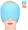Máscara de migraña máscara de enfriamiento migraña migraña migraña gorro migraña gorro migraña máscara gorra cabeza cabeza para dolores de cabeza, descongestionamiento, senos paranasales