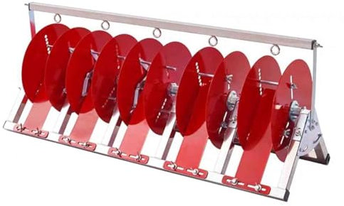 Portacarretes de alambre, dispensador de portacarretes de alambre multicarrete, distribuidor de cables de alta resistencia, apto for tender cables en el taller o en la obra.(82x28x35cm)