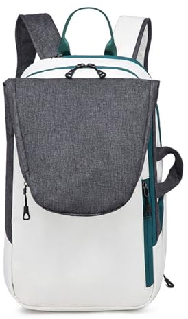 doorslay Sac à dos de tennis, badminton, porte-raquette, compartiment à chaussures, sac de sport léger et pliable