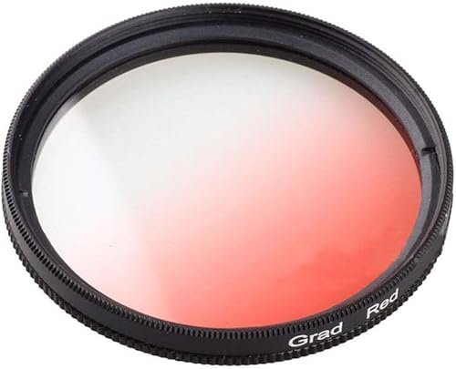 Yunchenghe 58mm Colore Graduato Rosso Graduale Filtro Lente Filtro, Per Canon Nikon Sony DSLR Camera Camcorder Lens