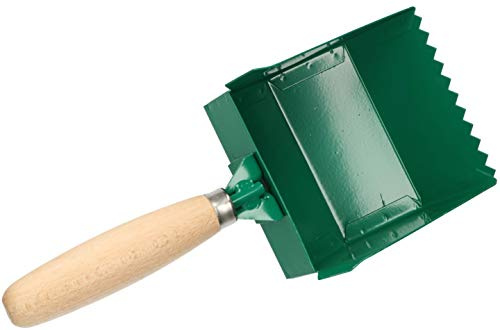 KOTARBAU Självhäftande slev 100 – 420 mm trähandtag, planslev, porbetongslev, gasslev, murbruksslev planstenslev, betongspade, rektangulära tänder (115 mm)