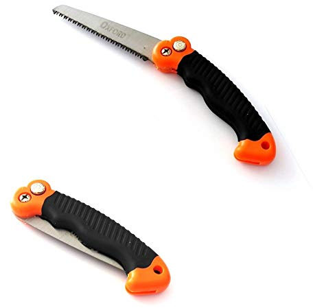 FAST WORLD SHOPPING ® Scie à métaux pliante manuelle pour scie de poche, 130 mm, taille bois, cloison sèche, taille