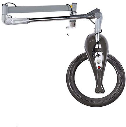Secador De Pelo Campana Montaje En Pared Salón Peluquería Estilismo Máquina De Tratamiento De Calentador De Teñido De SPA De Belleza con Botón Giratorio Herramientas De Peinado Plegables,Negro