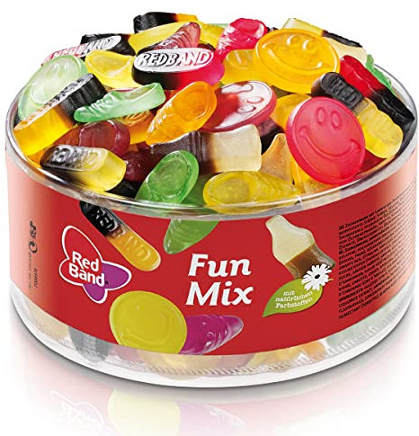 Red Band Fun Mix Mischung Lakritz und Fruchtgummi Sorten 650g