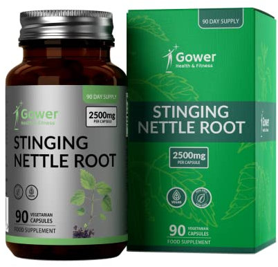 GH Ortie Stinging Nettle | 90 Gelules Racine d' Ortie - 2500mg par Portion (Extrait 10:1) | Extrait de feuille Ortie Haute Concentration | Gélules Ni OGM Ni Gluten Ni Produits Laitiers