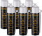 6x Montageschaum 2K 400ml, Baustoffklasse B2, Aerosoldose - Gebrauchsfertiger, zweikomponentiger Zargenschaum, Adapterschaum zur schnellen und sicheren Montage von Türzargen und Fensterelementen