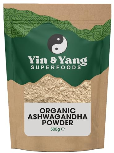 Organic Ashwagandha Powder 500g | Adaptogen | Vegan