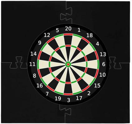 lembrd Dart Surround, Dart Catchring, Dartscheibe Schutzring, Dart Auffangring, Backboard für Dartscheiben mit Ø von 45 cm, Dartscheiben Umrandung, Schutz für Wand & Darts, Eva