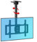 Soporte telescópico de techo para TV de altura ajustable, soporte de TV de techo, soporte de pared para TV, se adapta a televisores de pantalla plana LCD de 37 a 85 pulgadas, fijación de tornillo de