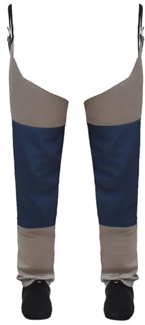 Raprance Leichte Wathose mit Strümpfen zum Angeln und Jagen, Blau, M