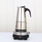 WindWilder Elektrisch Kaffeekanne 200ml Electric Turkish Coffee Pot Edelstahl Espressokännchen Espressokocher Kanne Elektrische Türkische Kaffeemaschine für Zuhause Büro Camping (200ML, 4 Tassen)