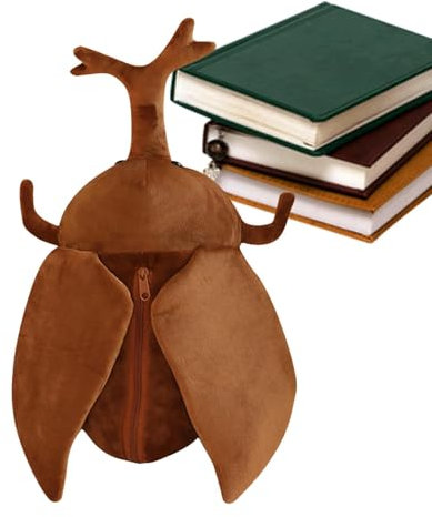 Dreuhuing Tierrucksack,Plüschtierrucksack - Weiches Plüschkäfer-Stofftier | Kinder-Plüsch-Rucksack für Kleinkinder, Reisen, Vorschule, Tierrucksack für Kindergarten-Mädchen und