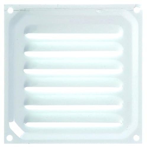 Brinox B70210D - Rejilla de ventilación (10 x 10 cm) color lacado blanco