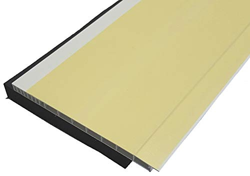 greenteQ 220 mm Rollladenkastendeckel Rollladendeckel Jalousiedeckel Gedämmt Rollo (2000 mm)