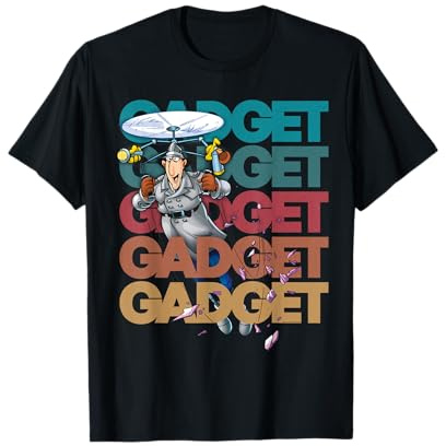 Inspector Gadget - Adult T Shirt - Typography 04 T-Shirt