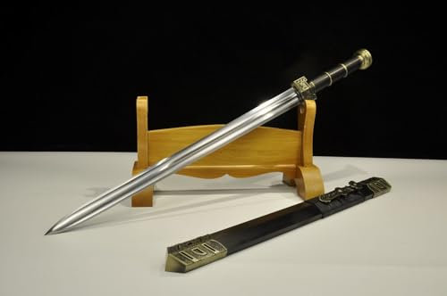 TEERMA 30 Zoll China Handmade Schwert aus Hohem Mangan Stahl scharfes und echtes Katana China Schwert JY003