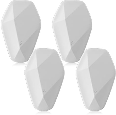 Ultraschall Schädlingsbekämpfer, 4 Stück Elektronische Insektenschutzmittel & Moskitoschutz Innenräumen, Pest Control Repeller für Moskito, Kakerlake, Mäuse, Spinnen, Fliegen