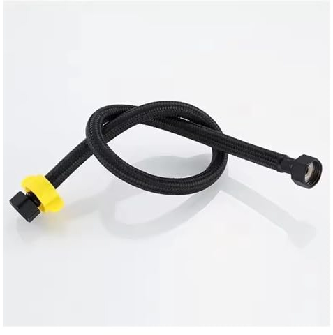 Manguera de entrada de agua G1/2, grifo negro, calentador, conexión for inodoro, mezclador de agua fría y caliente, juego de accesorios for cocina y baño.(D,40cm)