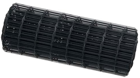 vidaXL Recinzione Euro Grigio 0,4 x 50 m Ferro rivestito in PVC, Divider moderno per giardino e terrazzo, rete in ferro, parete resistente, schermo impermeabile