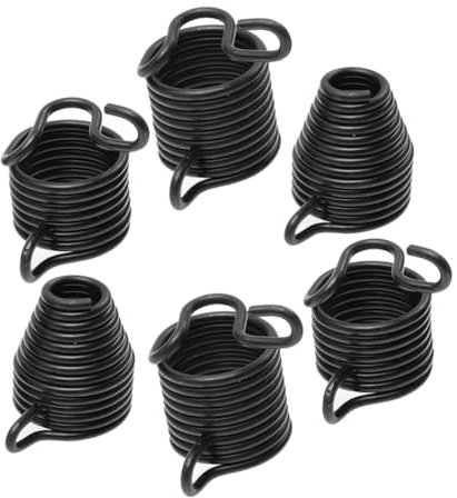 DECORNIJIA 6 Pièces Ressorts en Acier pour Burin Pneumatique et Marteau Pneumatique Compact et Portable Accessoire Polyvalent pour Outils Noirs