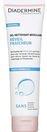 Diadermine Gel nettoyant micellaire réveil fraîcheur - Le tube de 150 ml