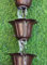 KAM Home Flower Regenkette 2,6 m (Bronze) mit Messingbolzen Dachrinnenadapter für Regenkette Installa, Standard