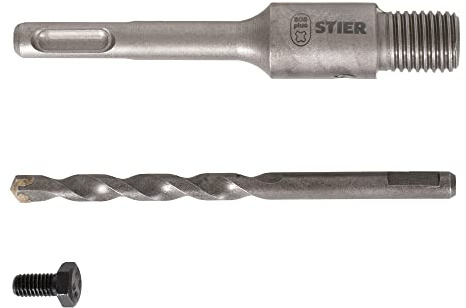 STIER Aufnahmeschaft SDS-Plus M16 110 mm inkl. Zentrierbohrer für Hohlbohrkronen