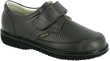 Hergos, Budapest Tear Shoe with Pull-out Footbed, Dark Brown, dark brown (di moro), 8 UK