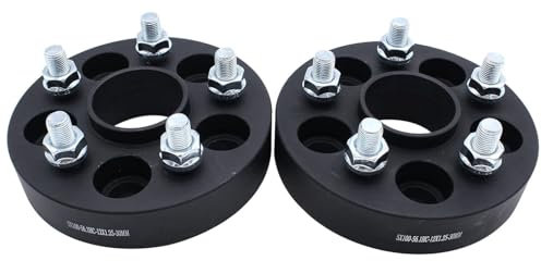 2PCS 30mm Thickness 5x100 PCD Hub Centric Wheel Spacers M12x1.25 56.1mm Adaptors Compatible with Subaru Impreza Legacy Wrx Forester