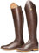 WEHAM Marrón,43,Botas ecuestres para hombre y mujer, estilo retro, con cordones, de cuero PU, botas de caballero, botas largas para montar al aire libre para principiantes
