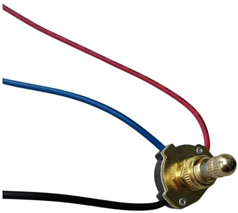 Zing Ear ZE-136M 3/8 2 Circuit 3-Way Brass Push Button Rotary Switch