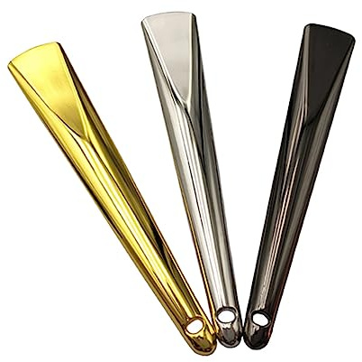 NIYANGLE Spatules pour Crème Visage Cuillères Pratiques Lot de 3 en Alliage de Zinc Couleur Aléatoire Faciles à Nettoyer Suspendre Commode pour Masque Facial