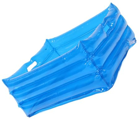 CIYODO Inflatable Foldable Foot Soak Basin Portable Collapsible Foot Bath Bucket for Pool Spa Outdoor Use Multifunctional Blue Tub for Personal Care Pet Bath Storage