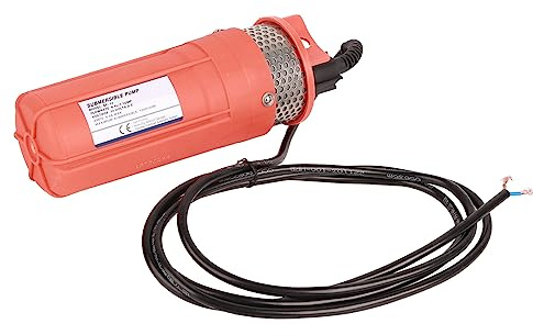Bomba de agua de pozo sumergible de 12V CC, 6,5 L, fuentes de alimentación múltiples, bomba de pozo de agua para agua de cabina de riego