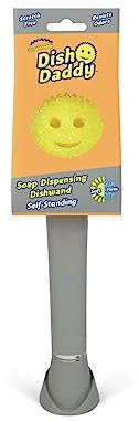 Scrub Daddy Dish Wand, Stainless Steel, Silver