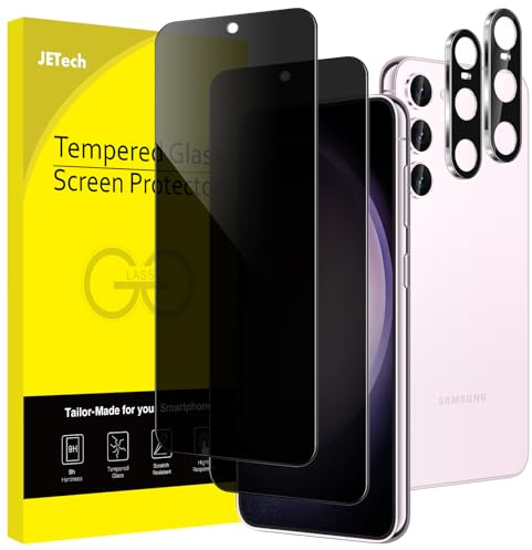 JETech Pellicola Privacy per Samsung Galaxy S23 Plus, 2+2 Pezzi