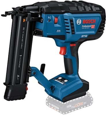 Bosch Professional 18V System cloueur à bois sans-fil GNH 18V-50 M (tir coup par coup/par contact, pour clous de : 16–54 mm, 18 ga (1,2 mm) et inclinaison chargeur 0°)