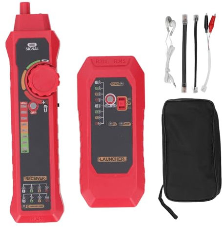 M469C LAN Cable Tester, Network Wire Tracker Wire Tracer Tone Generator and Probe Kit for Network Testing