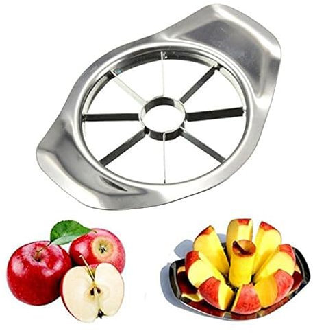 Tagliamela con Lame in Acciaio Inox,Levatorsoli Taglia Mela Spicchi Acciaio Inox,Pela-Sbuccia Mela,Affettatrice di mele e carotatore,Frutta Apple Slicer Cutter,Mela o Pera Core per la Casa e la Cucina
