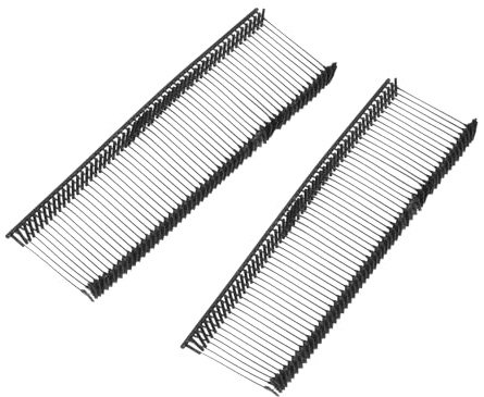 QUARKZMAN säkerhetstrådar för etiketter, plastetiketter, hängetiketter med trådhäftapparater för kläder pris märkning Barbs 25 mm (0,98 tum), 1 500 stycken svart