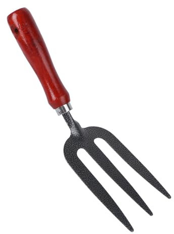Abaodam Outil De Jardinage Et Râteau à Main Confortable pour Fleurs Et Pots Fourche De Plantation Pratique pour Restreints