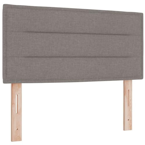 vidaXL Kopfteil Linien-Design Taupe 100 cm Stoff