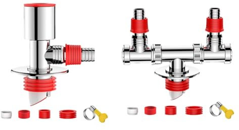 ARVALOLET Adattatore per scarico lavatrice con protezione contro odori e troppopieno per processi simili al pavimento